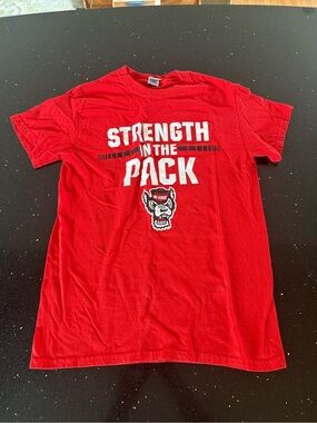 NC STATE 'Strength in the Pack' Red Graphic Tee